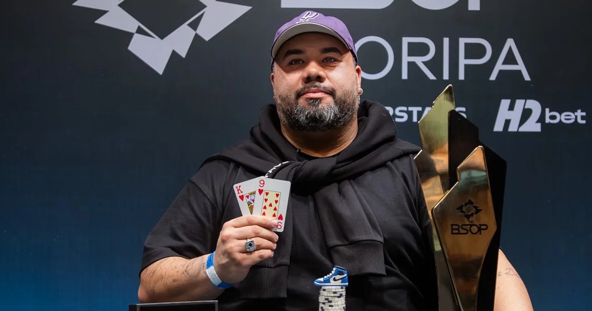 Kaio Camargo é campeão do Main Event do BSOP Floripa e fatura R$ 379 mil